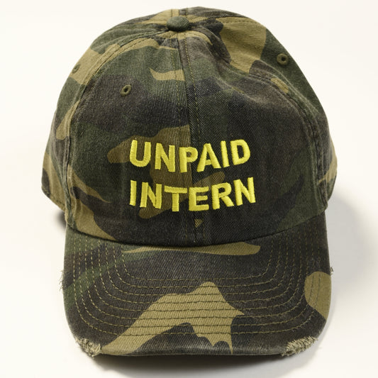 Unpaid Intern Cap Camo